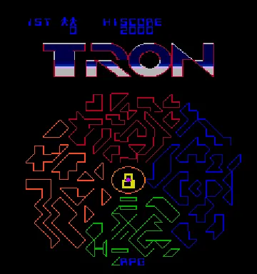 Tron (set 1) screen shot title